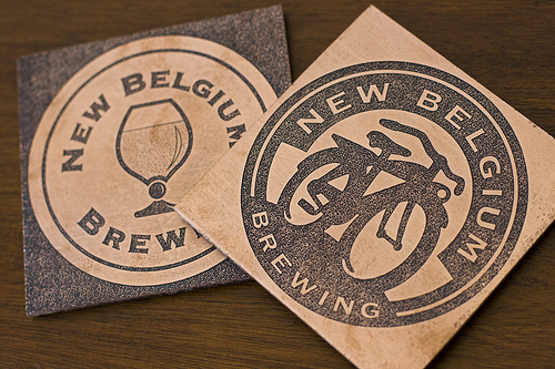 New Belgium's beer list.